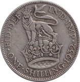 1932 SHILLING ( FINE ) - SHILLING - Cambridgeshire Coins