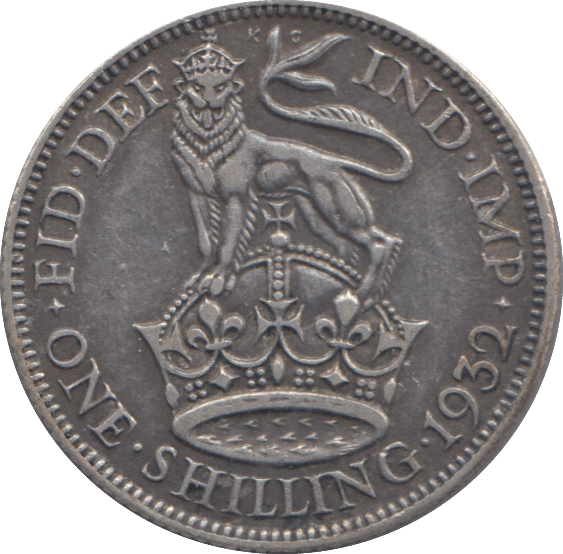 1932 SHILLING ( GVF ) - SHILLING - Cambridgeshire Coins