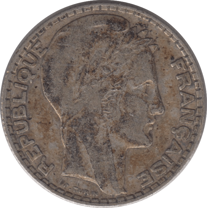 1932 SILVER 10 FRANCS FRANCE - SILVER WORLD COINS - Cambridgeshire Coins