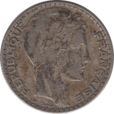 1932 SILVER 10 FRANCS FRANCE - SILVER WORLD COINS - Cambridgeshire Coins