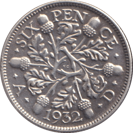 1932 SIXPENCE ( GF ) - SIXPENCE - Cambridgeshire Coins