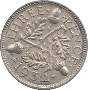 1932 THREEPENCE ( EF ) - WORLD COINS - Cambridgeshire Coins