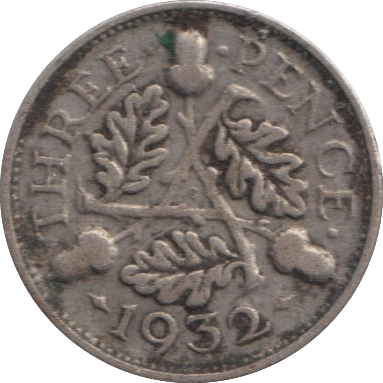 1932 THREEPENCE ( FINE ) - THREEPENCE - Cambridgeshire Coins
