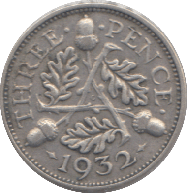 1932 THREEPENCE ( VF ) - THREEPENCE - Cambridgeshire Coins