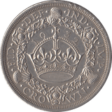 1932 WREATH CROWN ( EF ) - Crown - Cambridgeshire Coins