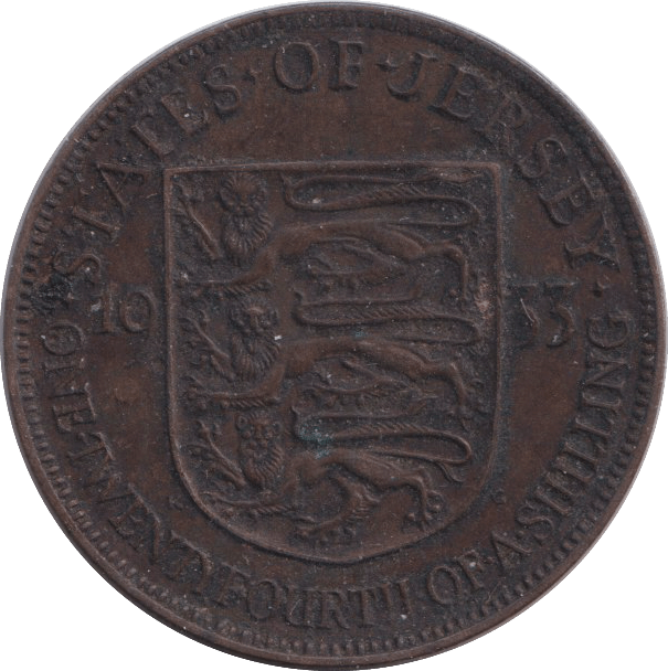1933 1/24 OF A SHILLING JERSEY - WORLD COINS - Cambridgeshire Coins