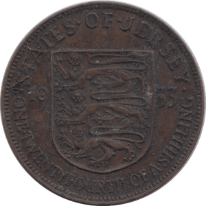 1933 1/24 SHILLING JERSEY - PENNY - Cambridgeshire Coins