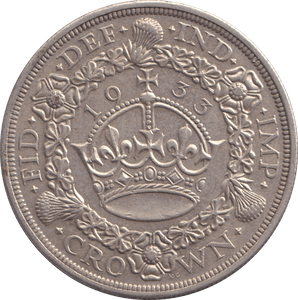 1933 CROWN ( AUNC ) - CROWN - Cambridgeshire Coins