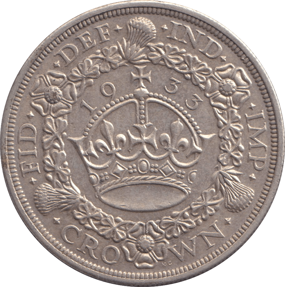 1933 CROWN ( AUNC ) - CROWN - Cambridgeshire Coins