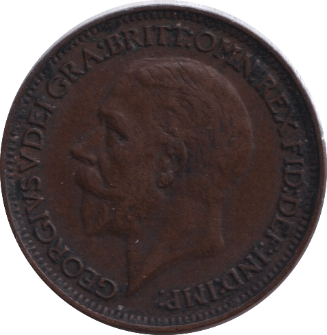 1933 FARTHING ( GVF ) - FARTHING - Cambridgeshire Coins