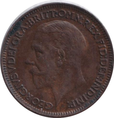 1933 FARTHING ( GVF ) - FARTHING - Cambridgeshire Coins