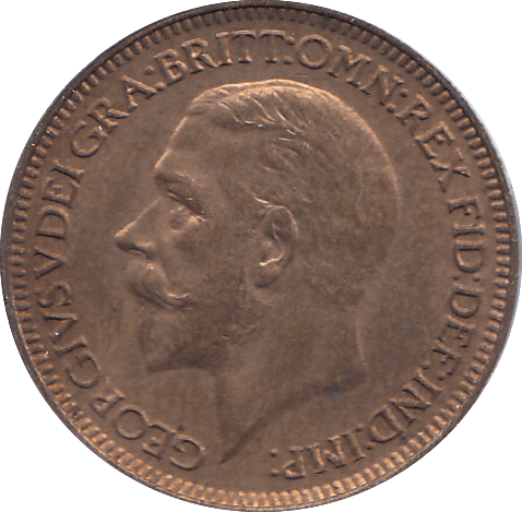 1933 FARTHING ( UNC ) - FARTHING - Cambridgeshire Coins