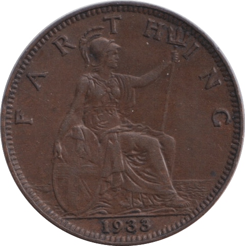 1933 FARTHING ( VF ) - FARTHING - Cambridgeshire Coins