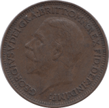 1933 FARTHING ( VF ) - Farthing - Cambridgeshire Coins
