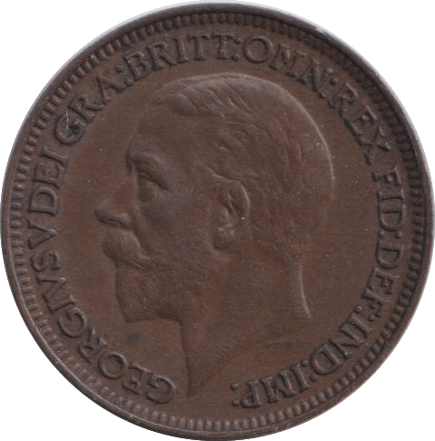 1933 FARTHING ( VF ) - FARTHING - Cambridgeshire Coins