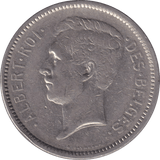 1933 FIVE FRANK BELGIUM - WORLD COINS - Cambridgeshire Coins