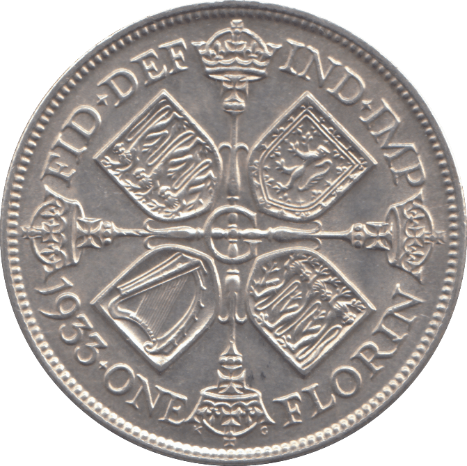 1933 FLORIN ( AUNC ) - FLORIN - Cambridgeshire Coins