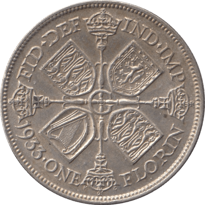 1933 FLORIN ( AUNC ) - FLORIN - Cambridgeshire Coins
