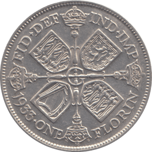 1933 FLORIN ( EF ) - FLORIN - Cambridgeshire Coins