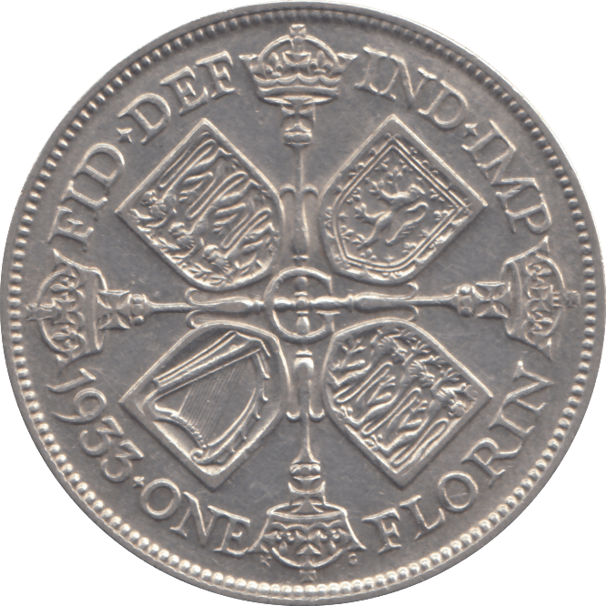 1933 FLORIN ( EF ) - FLORIN - Cambridgeshire Coins