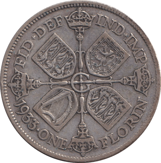 1933 FLORIN ( GF ) - FLORIN - Cambridgeshire Coins