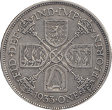 1933 FLORIN ( GF ) - FLORIN - Cambridgeshire Coins