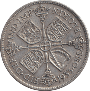 1933 FLORIN ( GVF ) - FLORIN - Cambridgeshire Coins