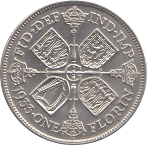 1933 FLORIN ( UNC ) - FLORIN - Cambridgeshire Coins