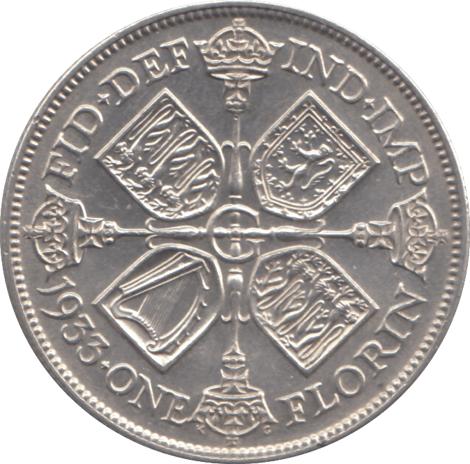 1933 FLORIN ( UNC ) - FLORIN - Cambridgeshire Coins