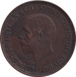 1933 HALF PENNY ( EF ) - HALFPENNY - Cambridgeshire Coins
