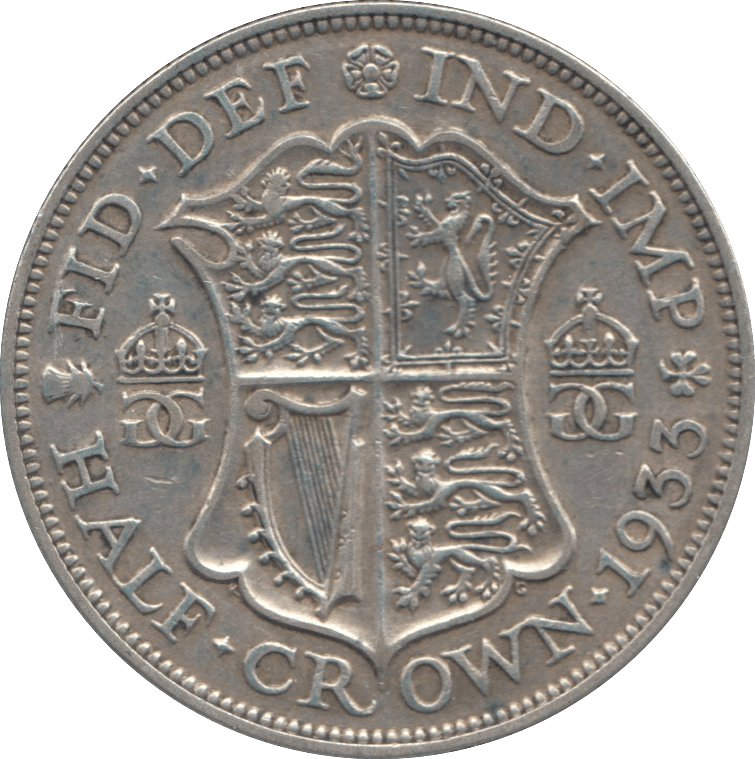 1933 HALFCROWN ( EF ) - HALFCROWN - Cambridgeshire Coins
