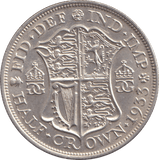 1933 HALFCROWN ( EF ) - Halfcrown - Cambridgeshire Coins