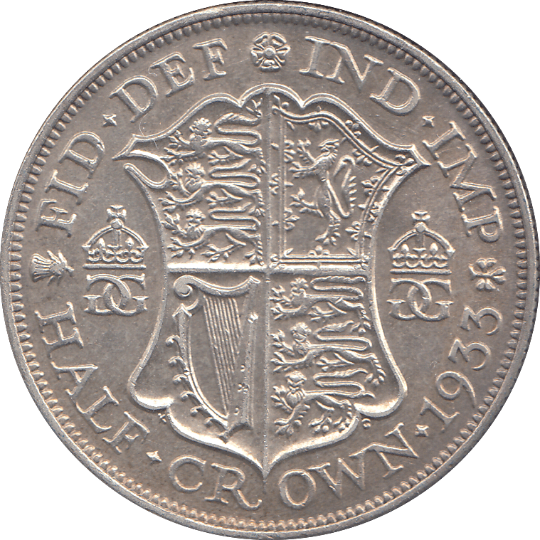 1933 HALFCROWN ( EF ) - HALFCROWN - Cambridgeshire Coins