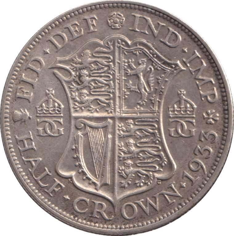 1933 HALFCROWN ( EF ) - WORLD COINS - Cambridgeshire Coins