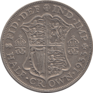 1933 HALFCROWN ( GF ) - HALFCROWN - Cambridgeshire Coins