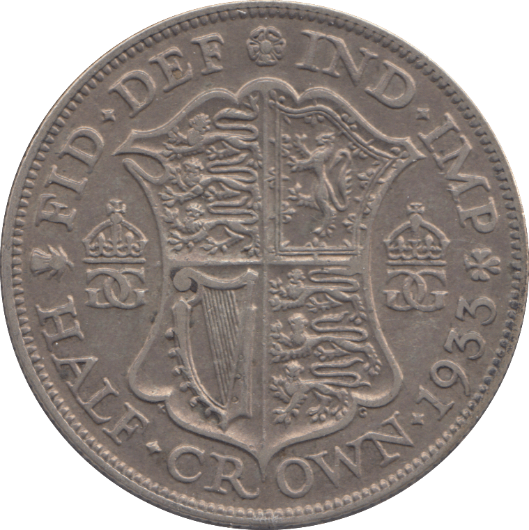 1933 HALFCROWN ( GF ) - HALFCROWN - Cambridgeshire Coins