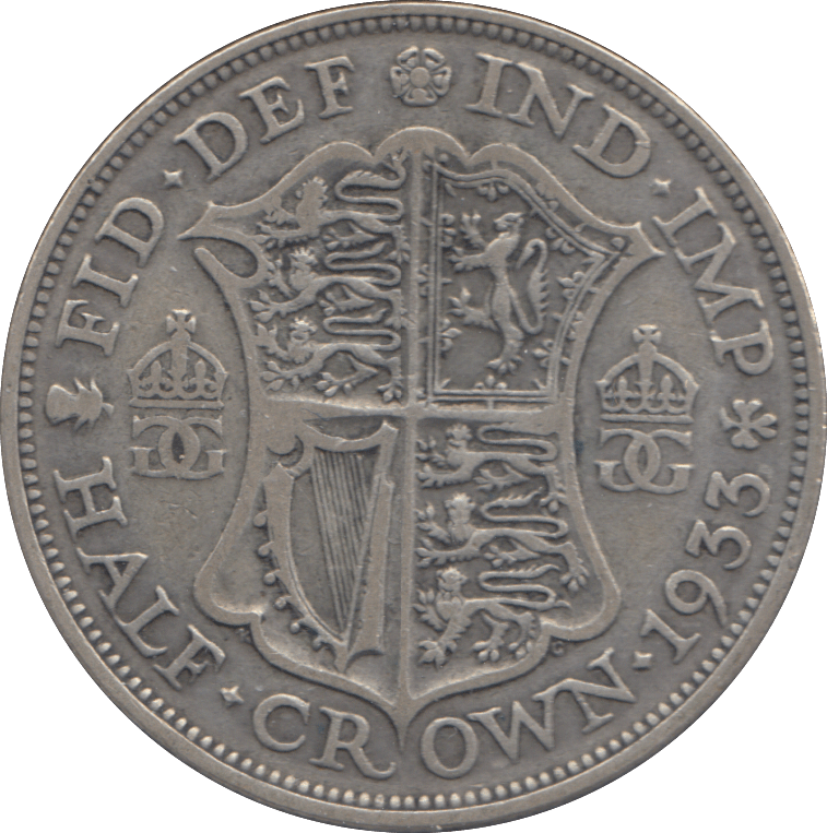 1933 HALFCROWN ( GF ) - HALFCROWN - Cambridgeshire Coins