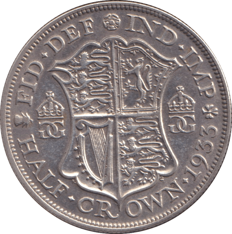 1933 HALFCROWN ( GVF ) - HALFCROWN - Cambridgeshire Coins