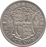 1933 HALFCROWN ( UNC ) - HALFCROWN - Cambridgeshire Coins