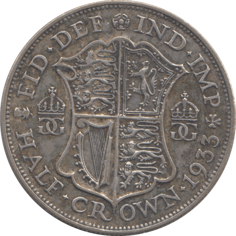 1933 HALFCROWN ( VF ) - HALFCROWN - Cambridgeshire Coins