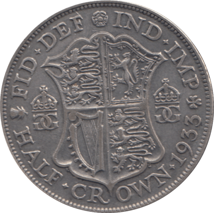 1933 HALFCROWN ( VF ) - HALFCROWN - Cambridgeshire Coins
