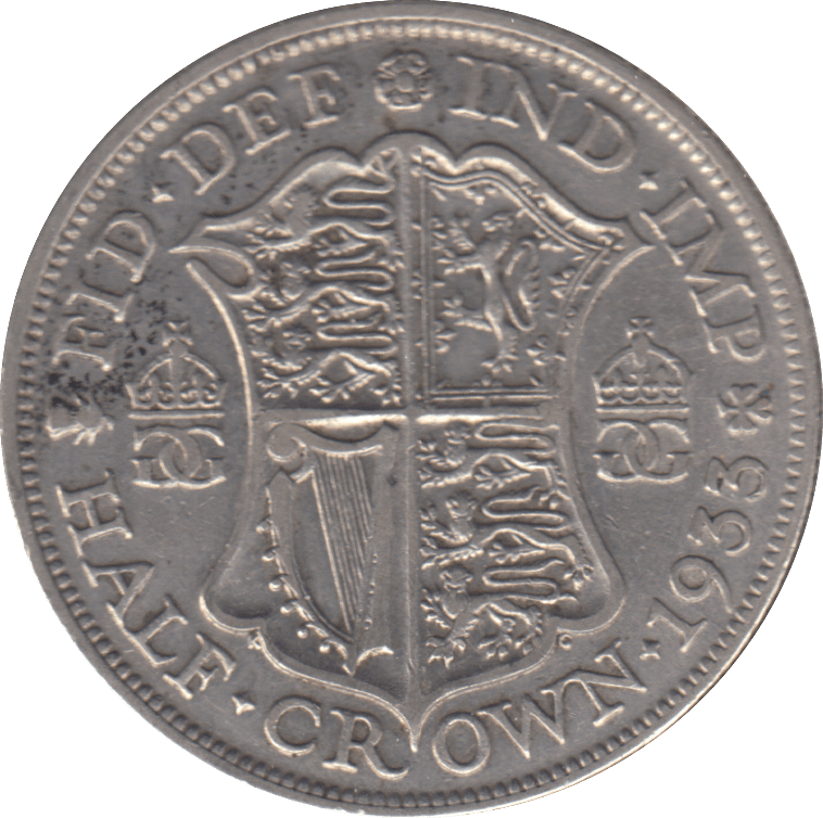 1933 HALFCROWN ( VF ) - HALFCROWN - Cambridgeshire Coins