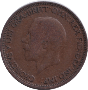 1933 HALFPENNY ( FINE ) - HALFPENNY - Cambridgeshire Coins