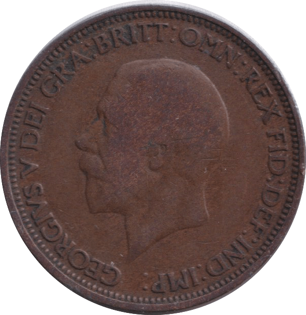 1933 HALFPENNY ( FINE ) - HALFPENNY - Cambridgeshire Coins