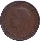 1933 HALFPENNY ( FINE ) - HALFPENNY - Cambridgeshire Coins