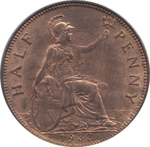1933 HALFPENNY - WORLD COINS - Cambridgeshire Coins