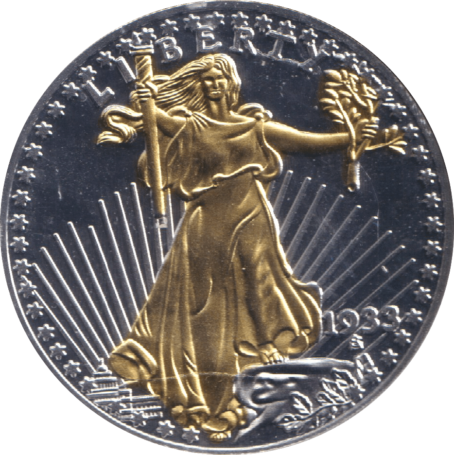 1933 LIBERTY TWENTY DOLLAR USA - WORLD COINS - Cambridgeshire Coins
