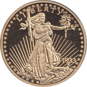 1933 LIBERTY TWENTY DOLLAR USA - WORLD COINS - Cambridgeshire Coins