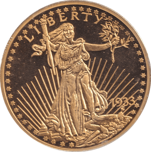 1933 LIBERTY TWENTY DOLLAR USA - WORLD COINS - Cambridgeshire Coins
