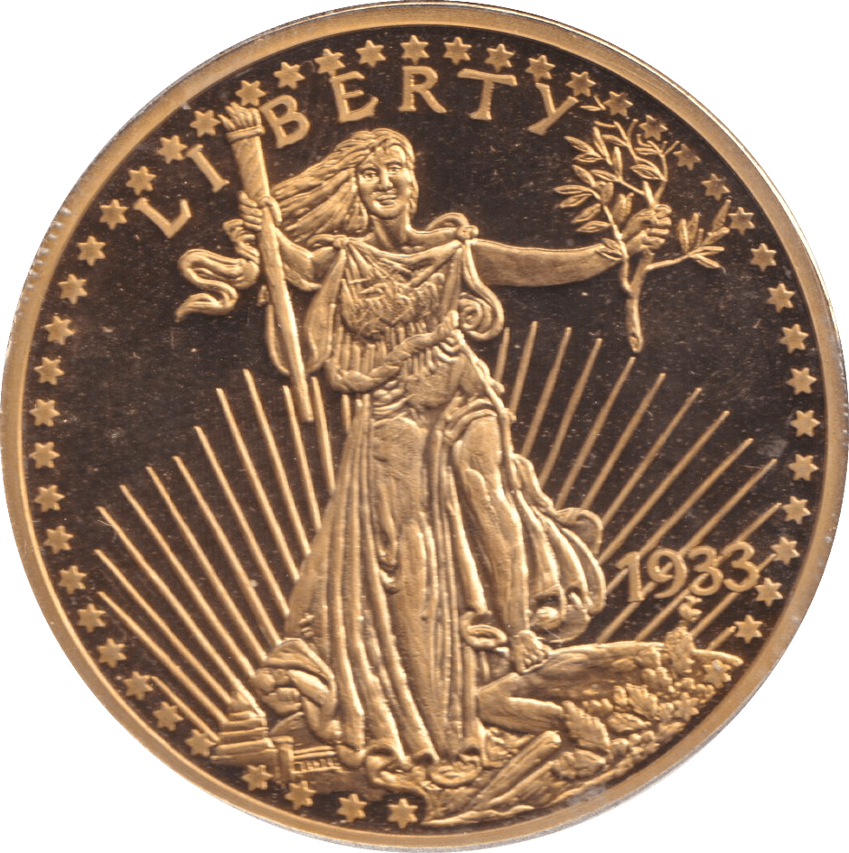 1933 LIBERTY TWENTY DOLLAR USA - WORLD COINS - Cambridgeshire Coins